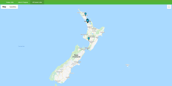 Goolge map sample screen